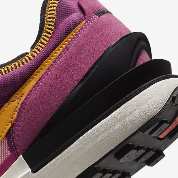 Nike Waffle One Men's Sneakers Fuchsia / Black / Gold | NK762DSW