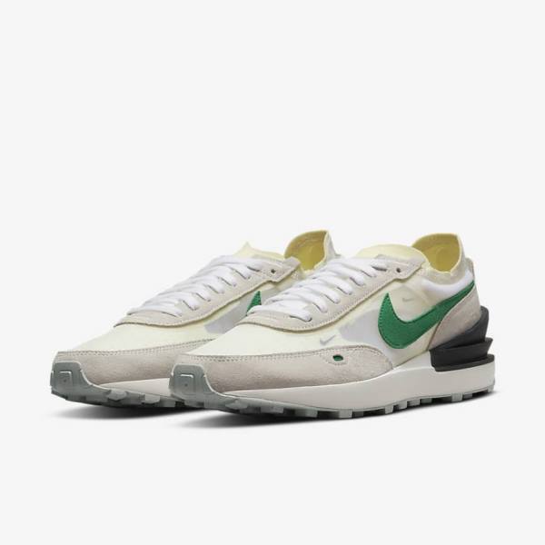 Nike Waffle One Men's Sneakers White / Black | NK639VOW