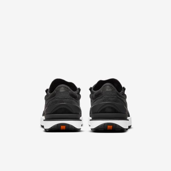 Nike Waffle One Older Kids' Sneakers Black / White / Orange / Black | NK375HWI