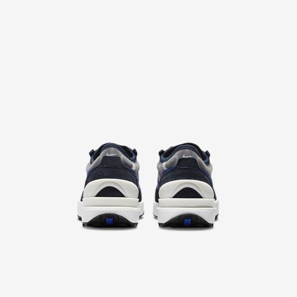 Nike Waffle One Older Kids' Sneakers Dark Obsidian / Black / Royal | NK984ZCJ