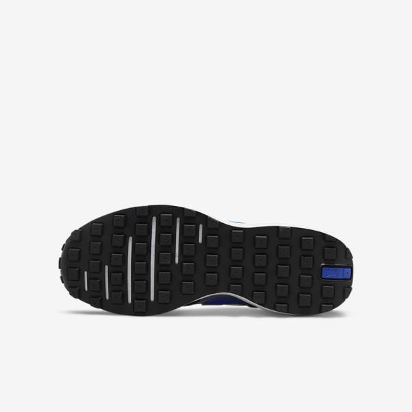 Nike Waffle One Older Kids' Walking Shoes Dark Obsidian / Black / Royal | NK098PLC