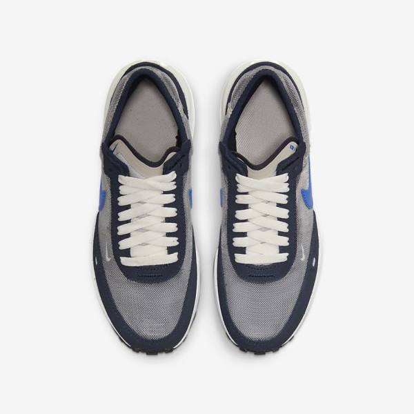 Nike Waffle One Older Kids' Walking Shoes Dark Obsidian / Black / Royal | NK098PLC