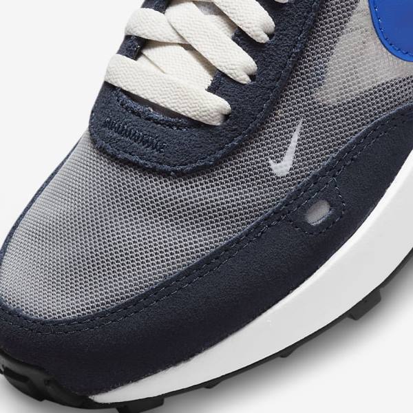 Nike Waffle One Older Kids' Walking Shoes Dark Obsidian / Black / Royal | NK098PLC