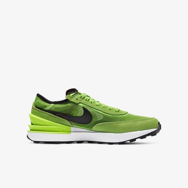 Nike Waffle One Older Kids' Walking Shoes Green / Red / Black | NK917ZHW