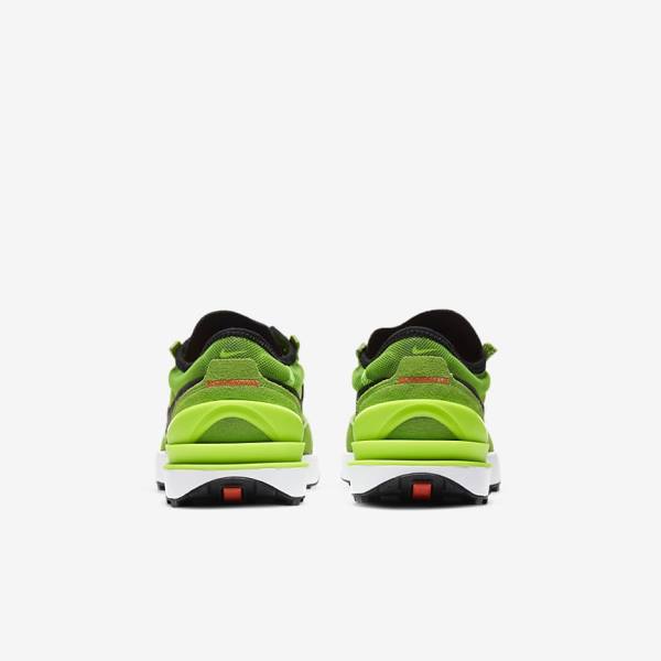 Nike Waffle One Older Kids' Walking Shoes Green / Red / Black | NK917ZHW