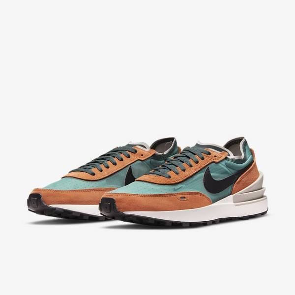 Nike Waffle One SE Men's Sneakers Green / Red / Orange / Black | NK478BUK