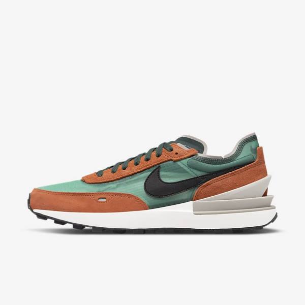 Nike Waffle One SE Men\'s Sneakers Green / Red / Orange / Black | NK478BUK