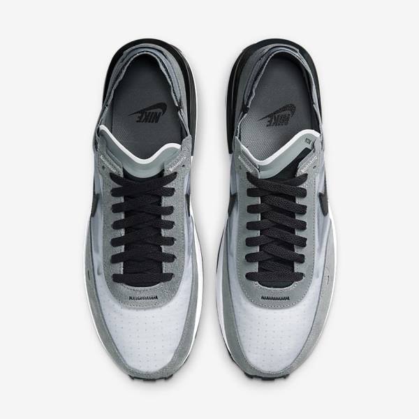 Nike Waffle One SE Men's Sneakers Grey / White / Grey / Black | NK896HEP