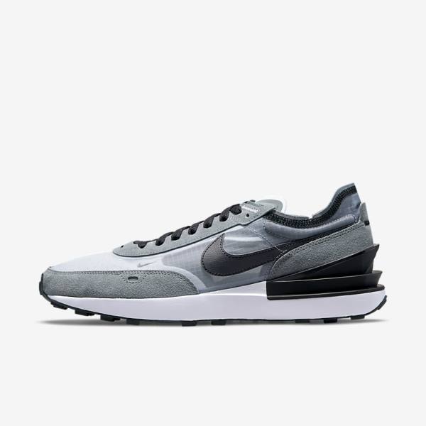 Nike Waffle One SE Men\'s Sneakers Grey / White / Grey / Black | NK896HEP