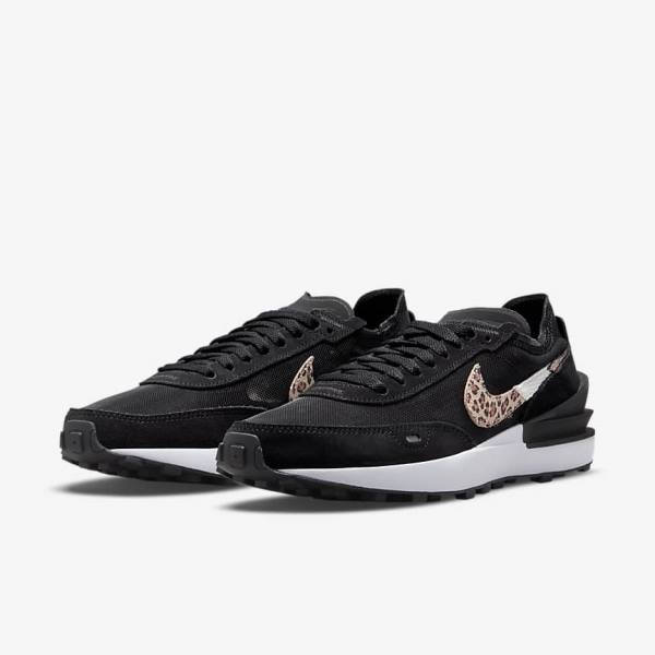 Nike Waffle One SE Women's Sneakers Black / Multicolor | NK247TUD