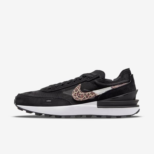 Nike Waffle One SE Women\'s Sneakers Black / Multicolor | NK247TUD