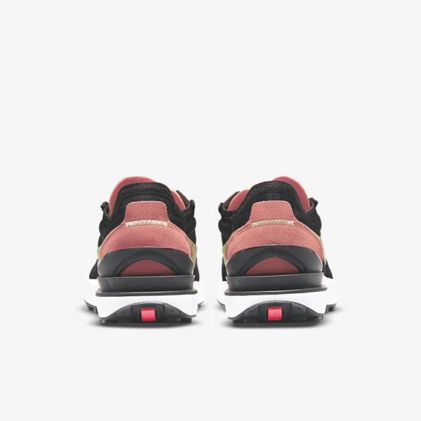 Nike Waffle One Women's Sneakers Black / Red / Light Green | NK265DGS