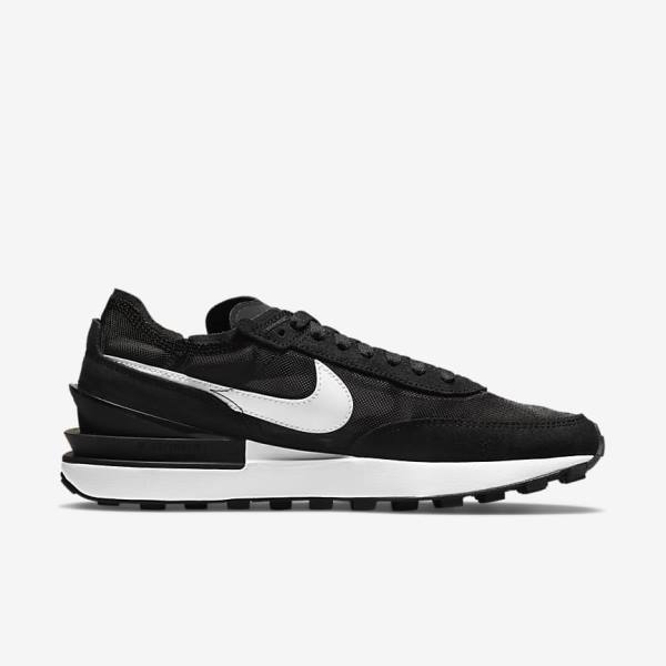 Nike Waffle One Women's Sneakers Black / Orange / White | NK607BIY