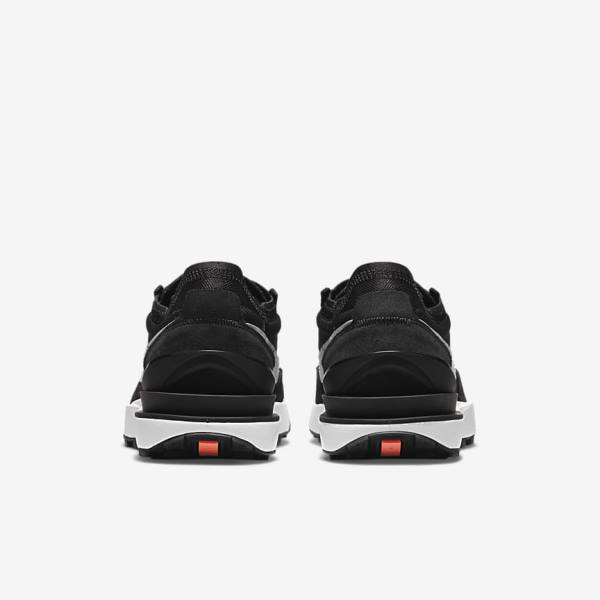 Nike Waffle One Women's Sneakers Black / Orange / White | NK607BIY