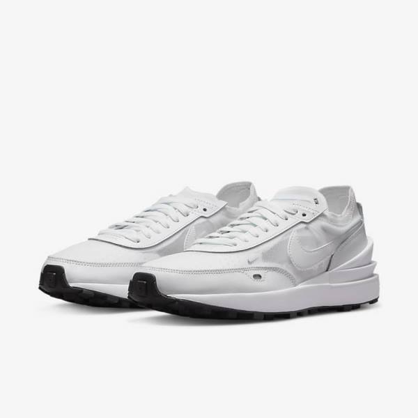 Nike Waffle One Women's Sneakers White / Black / White | NK174ICW