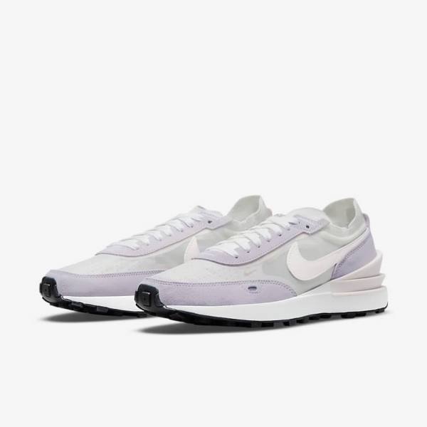 Nike Waffle One Women's Sneakers White / Light Pink | NK279XGN