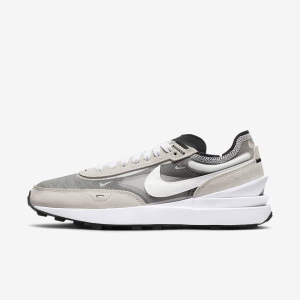 Nike Waffle One Women\'s Sneakers White / Black / Orange | NK370ISC