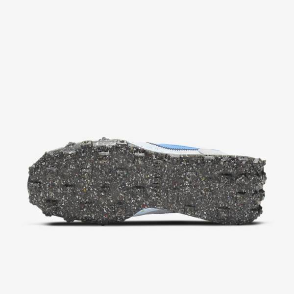 Nike Waffle Racer Crater Women's Sneakers White / Black / Blue | NK306MEO