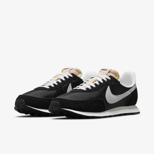 Nike Waffle Trainer 2 Men's Sneakers Black / Orange / White | NK954JTS