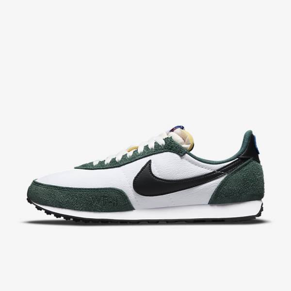 Nike Waffle Trainer 2 Men\'s Sneakers White / Green / Royal / Black | NK529REU