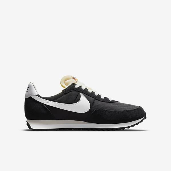 Nike Waffle Trainer 2 Older Kids' Sneakers Black / Orange / White | NK078EBH