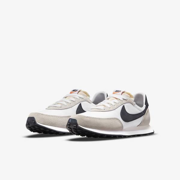 Nike Waffle Trainer 2 Older Kids' Sneakers White / Black | NK439SWO