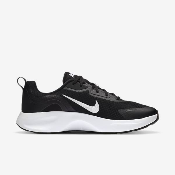 Nike Wearallday Men's Sneakers Black / White | NK205BLT