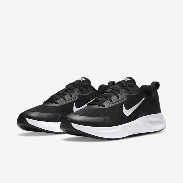 Nike Wearallday Men's Sneakers Black / White | NK205BLT