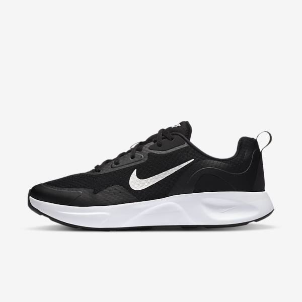 Nike Wearallday Men\'s Sneakers Black / White | NK205BLT