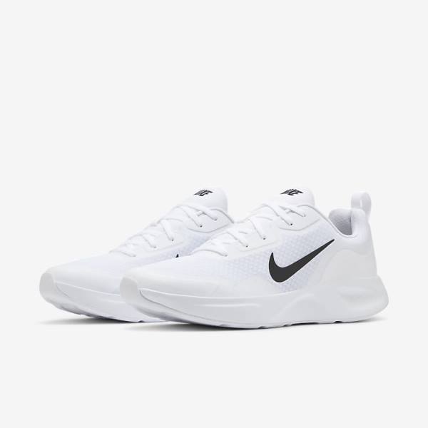 Nike Wearallday Men's Sneakers White / Black | NK623IVG