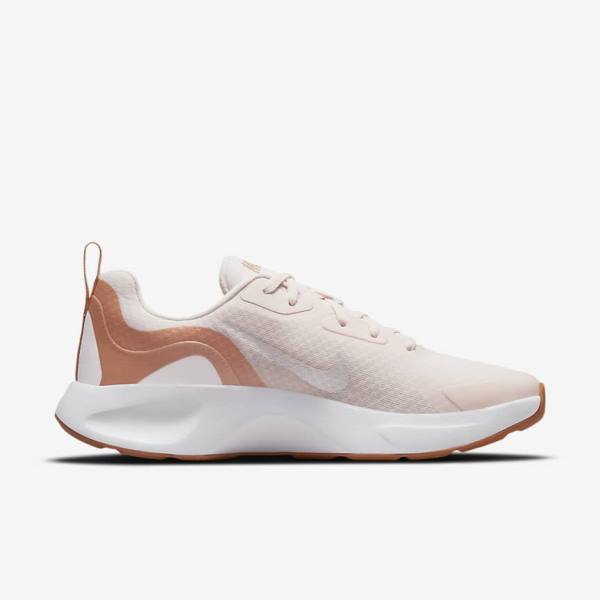 Nike Wearallday Women's Sneakers Light Pink / Light Brown / White | NK857EIH