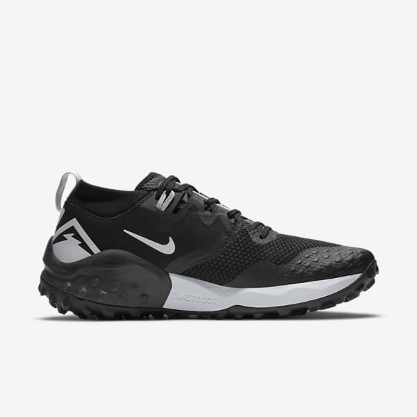 Nike Wildhorse 7 Trail Men's Running Shoes Black / Dark Grey / Platinum | NK581TBF