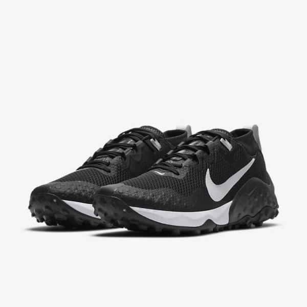 Nike Wildhorse 7 Trail Men's Running Shoes Black / Dark Grey / Platinum | NK581TBF