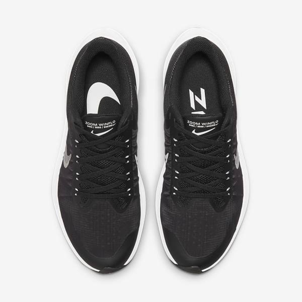 Nike Winflo 8 Road Women's Running Shoes Black / Dark Grey / Light Grey / White | NK189GZX