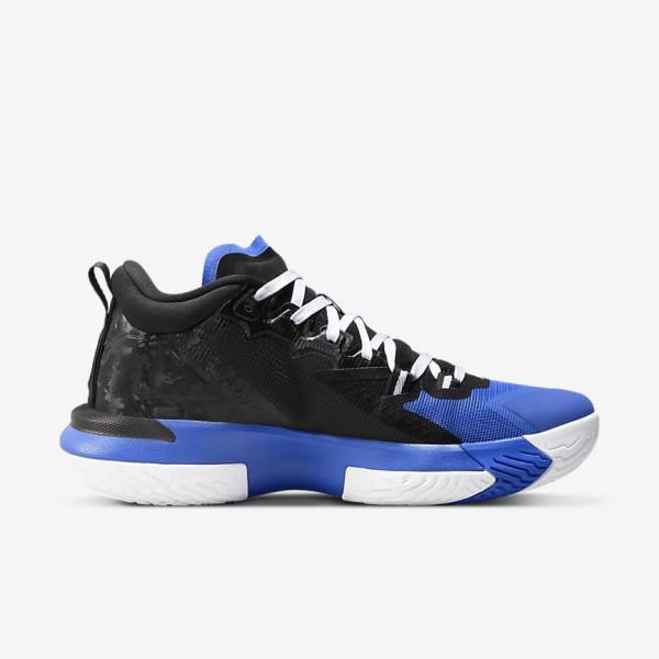 Nike Zion 1 Men's Basketball Shoes Black / Royal / White | NK201CFD