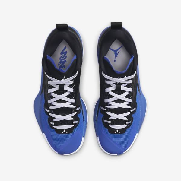 Nike Zion 1 Older Kids' Basketball Shoes Black / Royal / White | NK107IXF