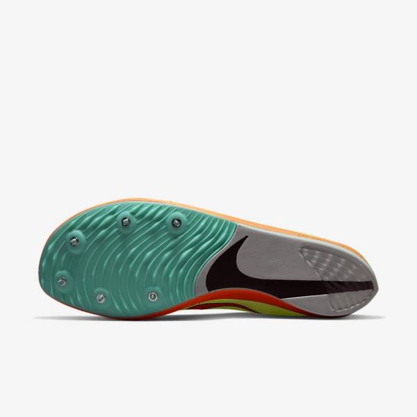 Nike ZoomX Dragonfly Athletics Distance Spikes Women's Running Shoes Turquoise / Black / Orange | NK372DXP