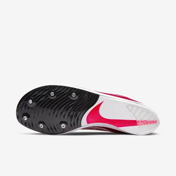 Nike ZoomX Dragonfly Bowerman Track Club Athletics Distance Spikes Men's Running Shoes Red / Black / White | NK391PFY