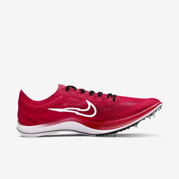 Nike ZoomX Dragonfly Bowerman Track Club Athletics Distance Spikes Men's Running Shoes Red / Black / White | NK391PFY