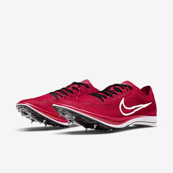 Nike ZoomX Dragonfly Bowerman Track Club Athletics Distance Spikes Men's Running Shoes Red / Black / White | NK391PFY