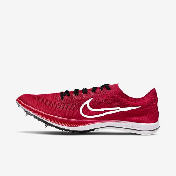 Nike ZoomX Dragonfly Bowerman Track Club Athletics Distance Spikes Men\'s Running Shoes Red / Black / White | NK391PFY