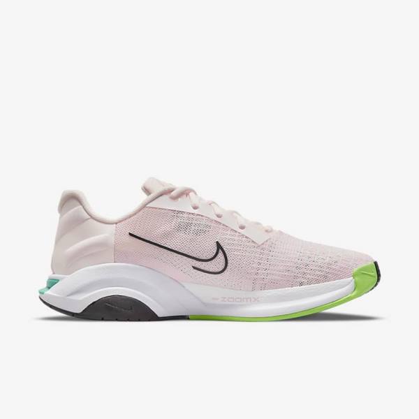 Nike ZoomX SuperRep Surge Endurance Class Women's Training Shoes Light Pink / Green / Black | NK057ADO