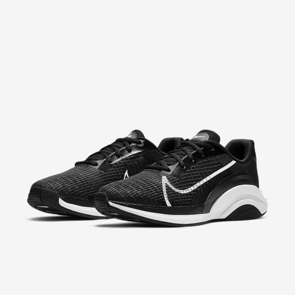 Nike ZoomX SuperRep Surge Endurance Class Women's Training Shoes Black / White | NK623QDV