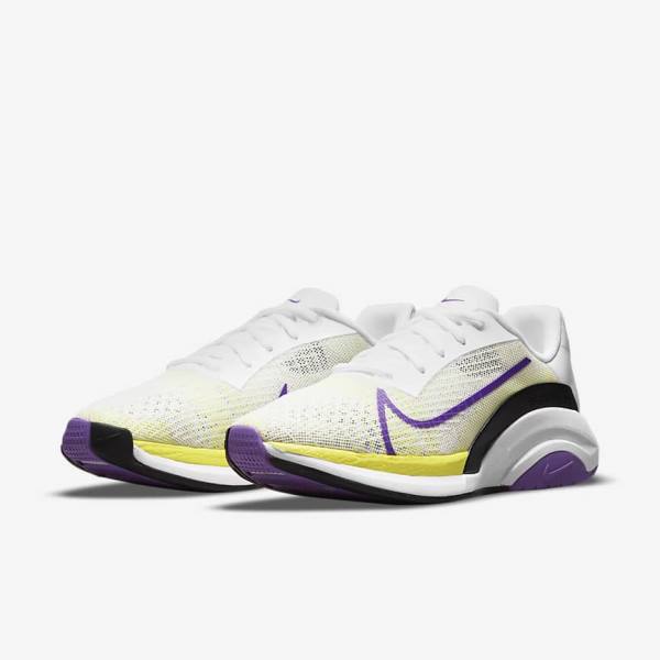 Nike ZoomX SuperRep Surge Endurance Class Women's Training Shoes White / Black / Light Lemon | NK951BYK