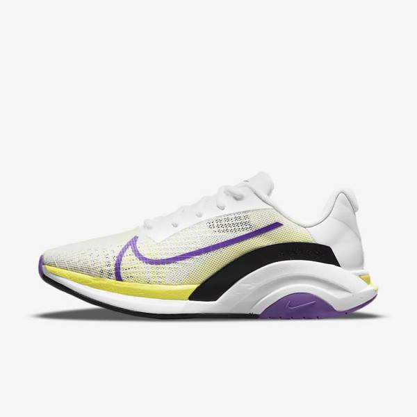 Nike ZoomX SuperRep Surge Endurance Class Women\'s Training Shoes White / Black / Light Lemon | NK951BYK