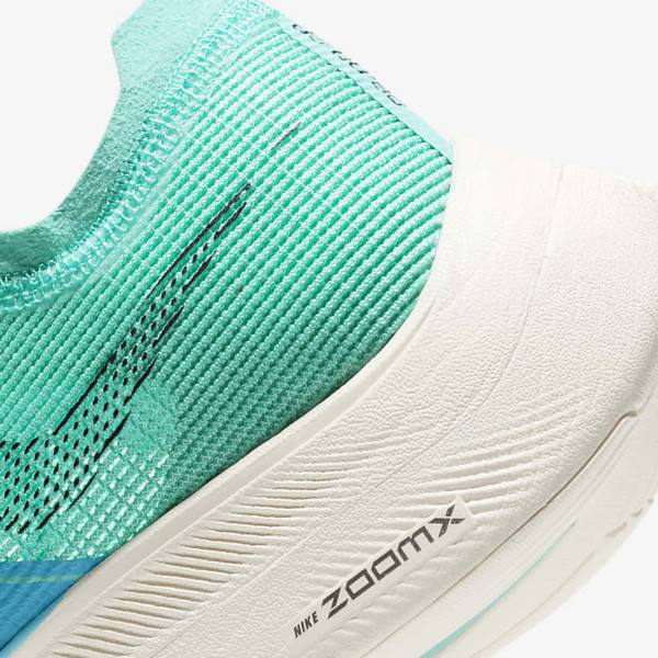 Nike ZoomX Vaporfly Next% 2 Road Racing Women's Running Shoes White / Metal Silver / Black | NK172BRN