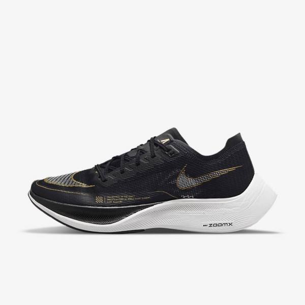 Nike ZoomX Vaporfly Next% 2 Road Racing Men\'s Running Shoes White / Turquoise / Black / Pink | NK213DKW