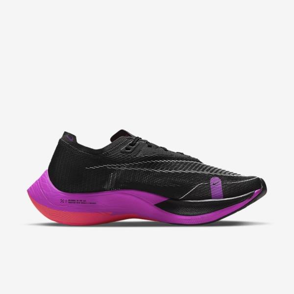 Nike ZoomX Vaporfly Next% 2 Road Racing Men's Running Shoes Black / Purple / Grey / Red | NK217LTN