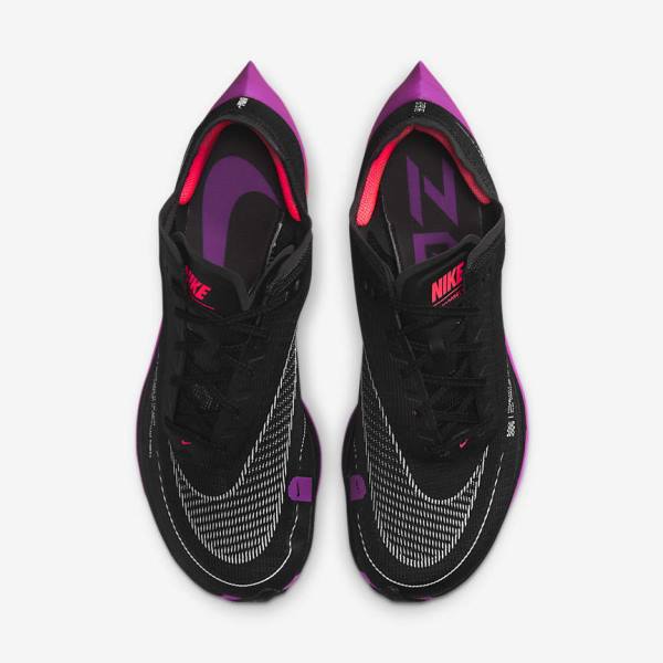 Nike ZoomX Vaporfly Next% 2 Road Racing Men's Running Shoes Black / Purple / Grey / Red | NK217LTN