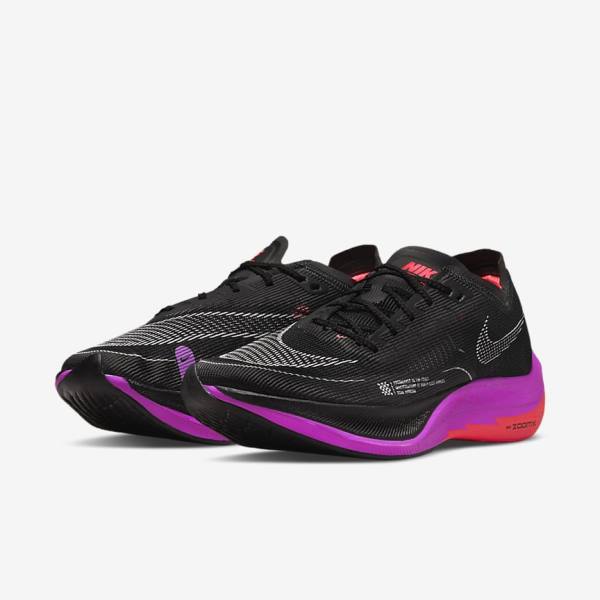 Nike ZoomX Vaporfly Next% 2 Road Racing Men's Running Shoes Black / Purple / Grey / Red | NK217LTN